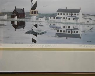 Framed Limited Edition Lighthouse Print, Signed & Numbered