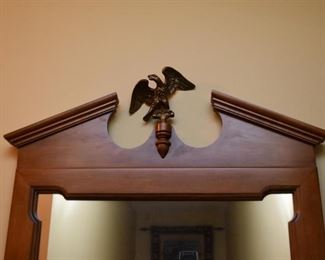 Vintage Wall Mirror with Eagle
