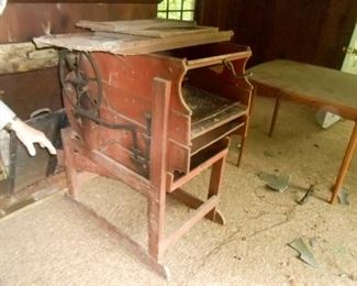 Early 1900's Seed Separator - designed and manufactured by the doctor's father, sold in St. Louis and neighboring areas