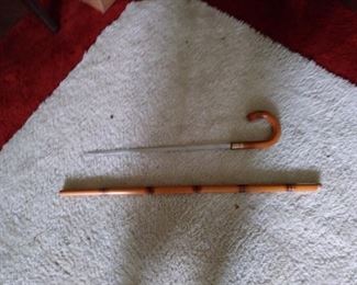 Bamboo Sword cane