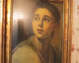 Vintage framed print