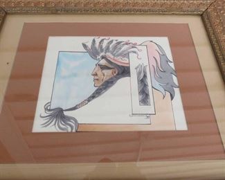 Watercolor - Framed Signed