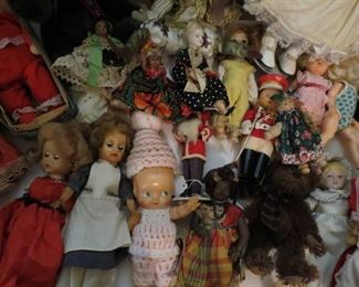 Large Collection Dolls
