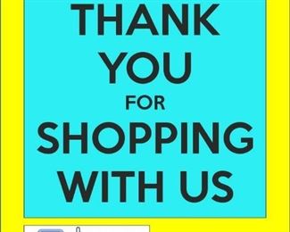 thank you for shopping