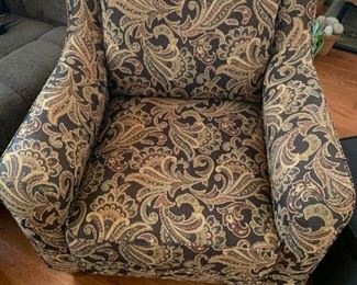 Floral Pattern Chair in paisley