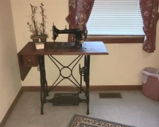 Trundle style Sewing machine - 2 on site, at least 1 is a Singer, both Trendle style