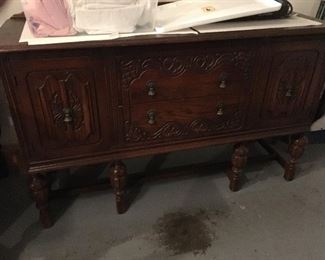 Buffet - measures approximately 60" across