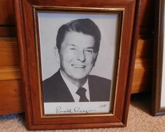 1980 Autographed Photo of President Reagan
