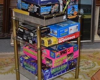 Side Table, Games, & Toys