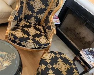 Gold plated furniture .. Silik furniture from Italy, see company website here https://furniturefromhome.com/cs/silik