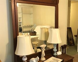 Dresser to match Victorian bed.  Mirror tilts!