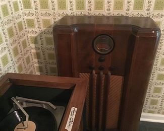 Vintage radio.  Needs one tube, otherwise, will work just fine.