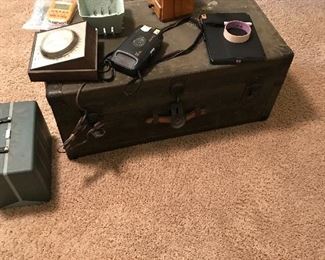 Trunk issued to owner when he started Clemson College in the early 50’s.