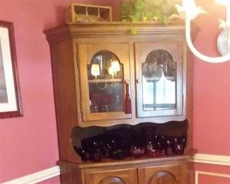 handcrafted china cabinet