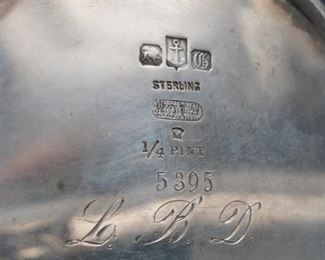 Sterling tea service