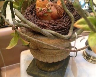 Bird in a nest decor
