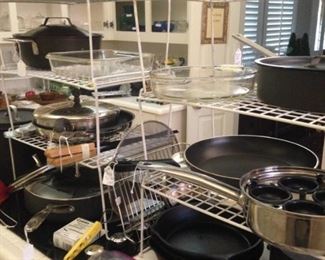 Pots and pans galore
