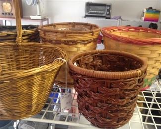 Variety of baskets