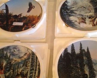 Consigned wildlife plates