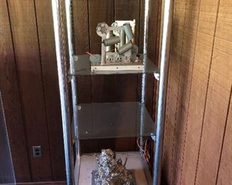 One of two cool shelf units