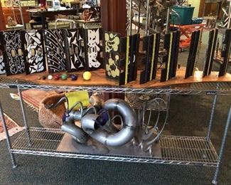 Interesting diverse sculptures