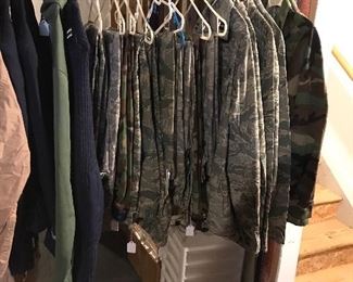 Military  camouflage jackets and Pants brand new