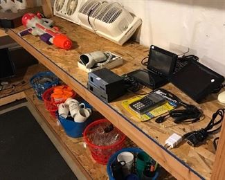 Electronics, super soaker and take all baskets
