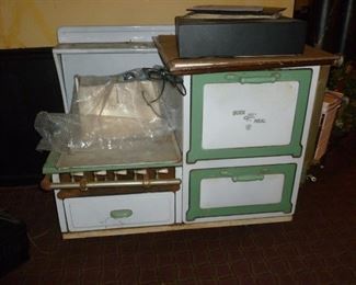 Vintage enamel stove