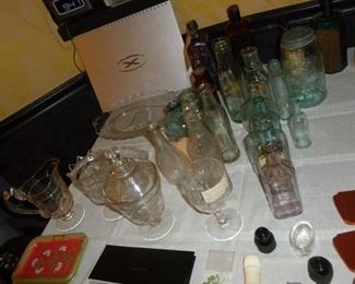 old bottles, etc