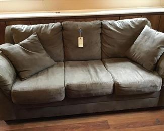 Brown couch
