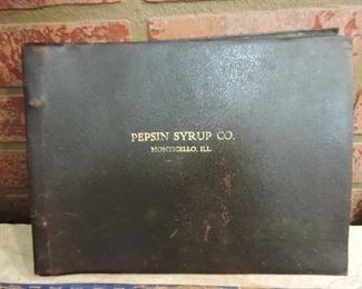 Pepsin Syrup Co. Photo Book Monticello , Illinois