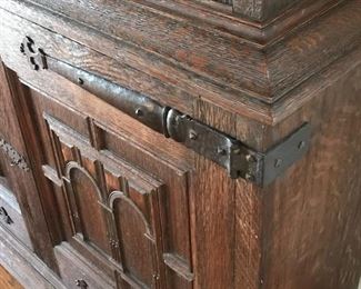 Detail of Oak Cabinet