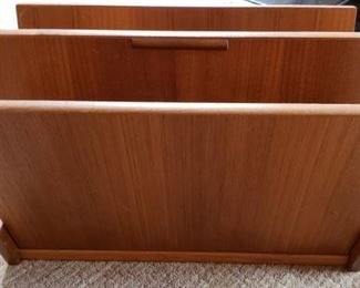 TEAK MAGAZINE RACK BY JESPER INTERNATIONAL