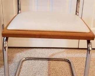 1 OF 4 CHAIRS TO BUTCHER BLOCK TABLE