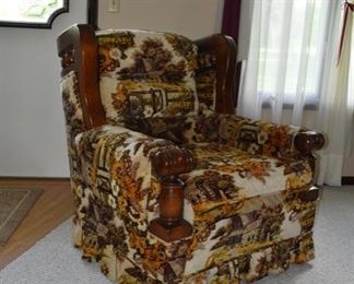 EARLY AMERICAN EASY CHAIR