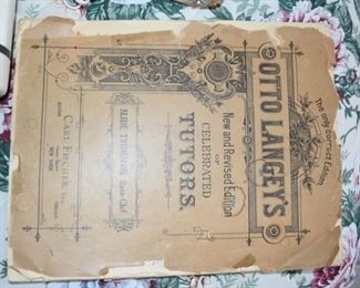 OTTO LANGERY'S TUTORS  SLIDE TROMBONE SHEET MUSIC