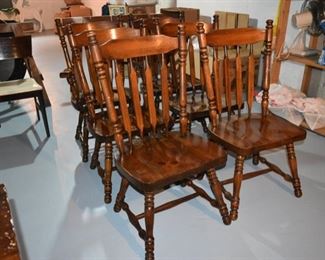 6 EARLY AMERICAN CHAIRS