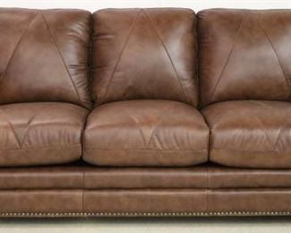 Leather Italia Tryon Sofa in Brown