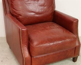 Leather Italia Oakridge Chair in Red
