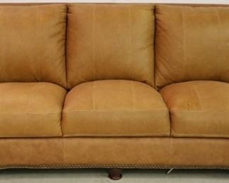 Leather Italia Hutton Sofa in Saddle