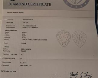 Diamond Certificate