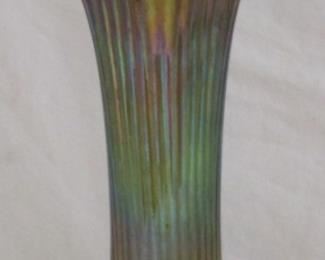 Fine Rib by Fenton carnival vase