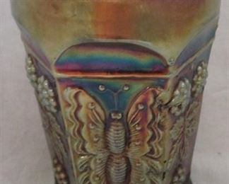 Butterfly & Berry carnival tumbler