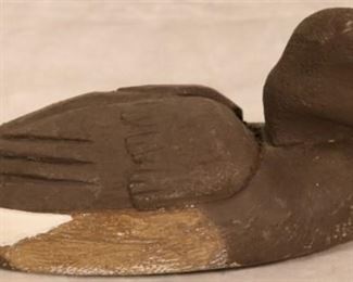 Wooden duck decoy