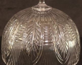 Leaded glass cake dome