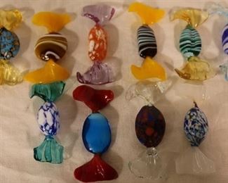 Murano glass candies