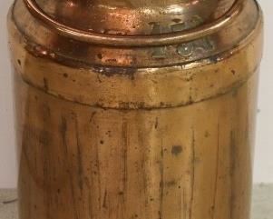 Copper milk can