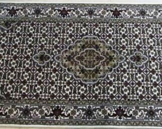 2.6 x 6 Fish Tabriz silk and wool