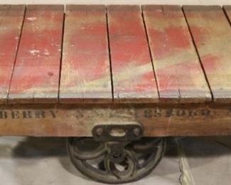 Vintage industrial Lineberry cart