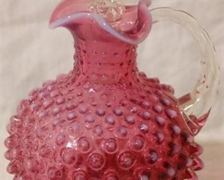 Fenton hobnail cruet